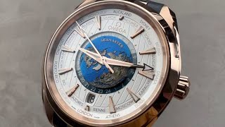 Omega Seamaster Aqua Terra Worldtimer 150M GMT 220.53.43.22.02.001 Omega Watch Review