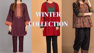 kayseria best winter dresses collection 2022 - 23 for women\u0026girls