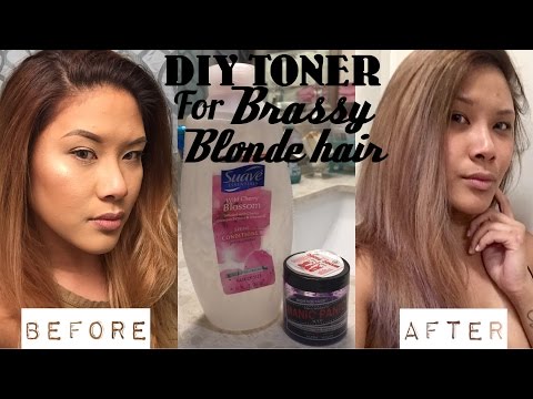 How To Tone Brassy Orange Hair With Drugstore Dye Food