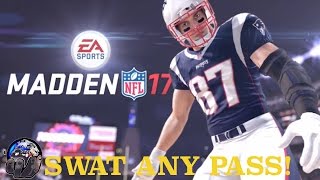 HOW TO SWAT ANY PASS IN MADDEN 17! || Madden 17 Practice Tips Gameplay
