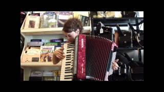 HOHNBRAIII96RD - New Red Hohner Bravo III Piano Accordion LMM 37 96 $1999