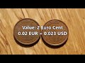 2 Euro Cent 1999 2000 Spain