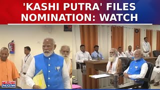 PM Modi Files Nomination In Varanasi, Top NDA Leaders Accompany Him: Watch | CM Yogi | Lok Sabha