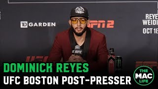 UFC Boston Post-Fight Press Conference: Dominick Reyes