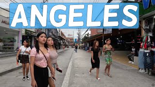 Angeles city. Walk from Tiger Hotel to McDonald's via unnamed famous street.