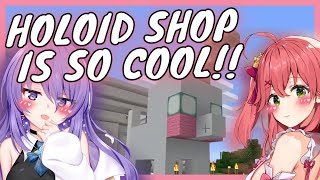 【Hololive】Miko is impressed by HoloID shop made by Moona and Reine【Eng Sub】