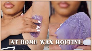 At Home Underarm + Brazilian Wax Routine! Detailed Step By Step | Amazon Wax Kit | Naturally Sunny