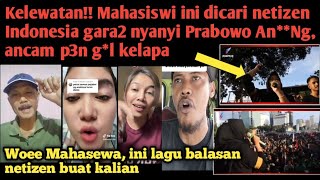 Super mengerikan! Mahasiswi berjilbab nyanyiin lagu Prabowo An\