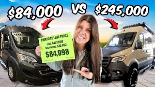 NEW 2025 Class B Camper Vans! CHEAPEST vs MOST EXPENSIVE!