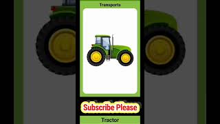 Transport name part 3 | Vehicles Name | वाहनों के नाम | Video for Kids | ABC learning  #shorts #abc