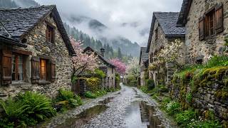 Spring Rain in Switzerland’s Hidden Stone Village (Valle Verzasca Walk)