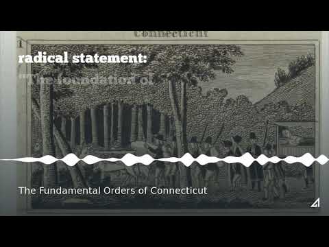 What are the Fundamental Orders of Connecticut and why are they important?
