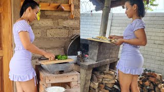 UBRE DE VACA Asada /Mi Primera Vez Probándolo 😋 / Recetas de Campo