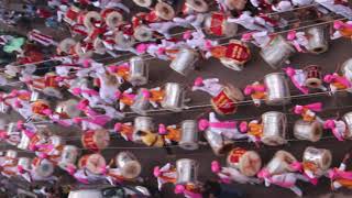 Karvir Garjana Dhol Pathak Kolhapur and Swarajya Dhol Pathak Great Bhet at Azad Chowk