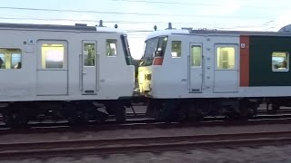 185系電車 臨時快速 ムーンライトながら 大垣行 (9391M) 東海道本線 熱田駅 運転停車