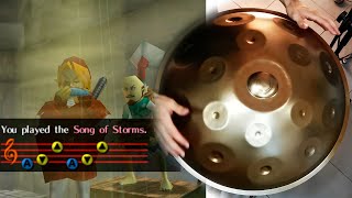 Handpan meets Legend of Zelda - Song of Storms (Handpan cover)