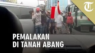 VIDEO: Viral Pemalakan di Pasar Tanah Abang, Polisi Tetapkan 4 Tersangka