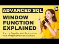 Advanced SQL: WINDOW Function Explained - Difference b/w ROW_NUMBER, RANK & DENSE_RANK Leetcode 1112