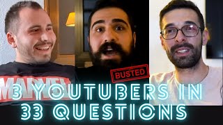 3 YouTubers in 33 Questions