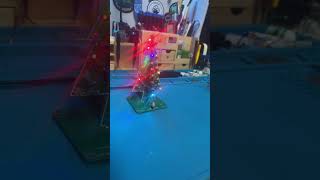 PCB Christmas tree #prototyping #christmas #tree #engeniering #robotics #soldering #digytronix