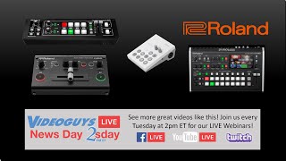 Introducing New Roland Pro Video Switchers \u0026 Bundles