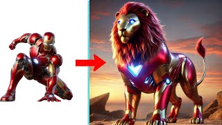 AVENGERS But Mythical Beast VENGERS⚡💥 All Characters (marvel \u0026 DC) 2025💥💥