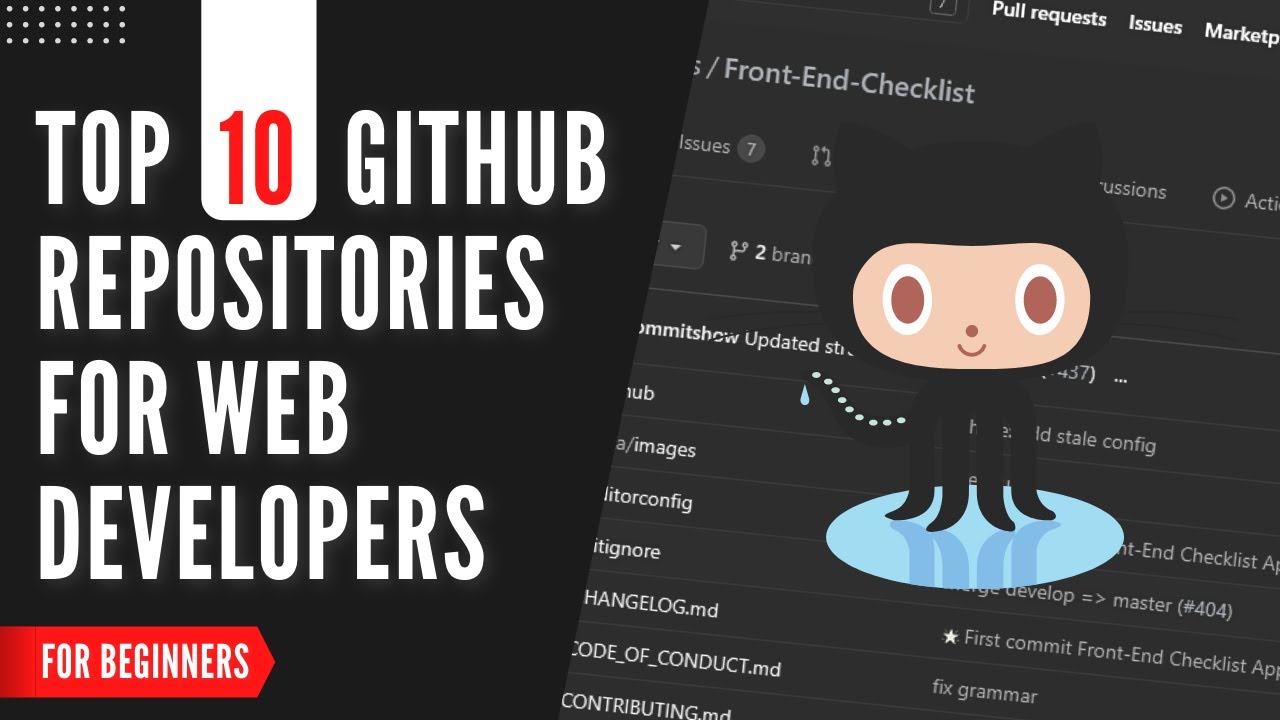 Frontend github. GITHUB js. Js Checklist.