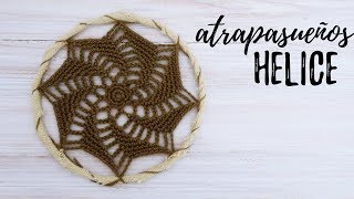 ATRAPASUEÑOS DE HELICE A CROCHET | #JardinDeAtrapasueños | Ahuyama Crochet