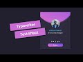 How to create a typing animation with just 3 lines of code. (Typed.js)