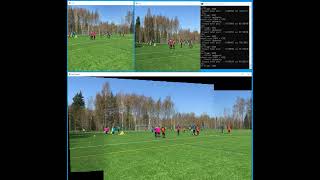 N-camera Realtime Video Stitching Algorithm