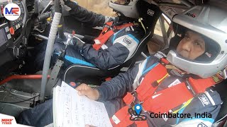 Rally of Coimbatore INRC on board video of Team Mandovi Racing | MRF Tyres India. Aroor Arjun Rao