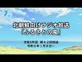 北朝鮮向けラジオ放送「ふるさとの風」（令和５年度第42回放送・2024 1 8～）