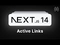 Next.js 14 Tutorial - 20 - Active Links