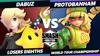 SWT Championship Top 8 - ProtoBanham (Min Min, Lucina) Vs. Dabuz (Rosalina) SSBU Ultimate Tournament