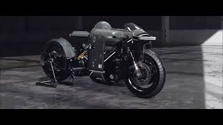 Test Video. Hydrogen Motorcycle Concept Hydra by Anton Guzhov, Anton Brousseau, Andre Taylforth