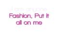 Lady GaGa - Fashion (Lyrics)