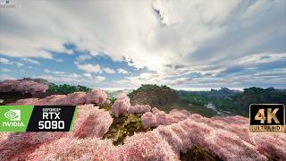 [4K60] Minecraft - Ultra Modded GRAPHICS with Distant Horizons looks INSANE - RTX5090 - Bliss shader