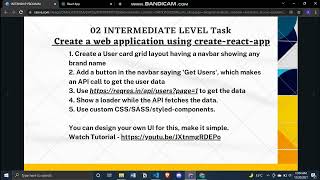 LGMVIP-TASK2 Create a web application using create-react-app #lgm21 #lgm #react #webdev #internship