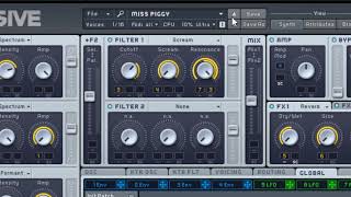 Inspired by Presets // All Presets Demo Native Instruments Massive A-M