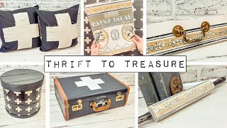 Thrift to Treasure - Creating a Black & White Vignette - Upcycled Goodwill Finds - Repurposed