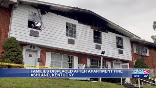 Families displaced after apartment fire in Ashland