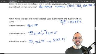 6 2 1 What is a savings annuity