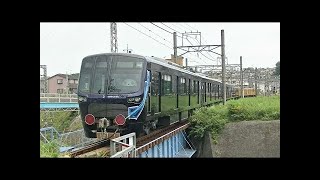 相鉄20000系甲種輸送 かしわ台駅入線【モヤ700系牽引 HM付き！】