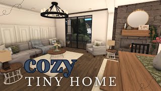 Bloxburg cozy family Tiny Home boho 90k