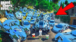 GTA 5 : Shinchan \u0026 Franklin Collecting Lions With Red Hulk To Buy Their New Diamond Car in GTA V