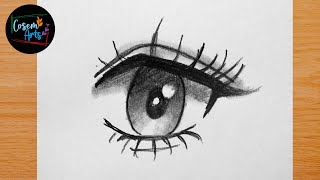 Anime Eye Drawings || How To Draw An Anime Eye Easy || YouTube