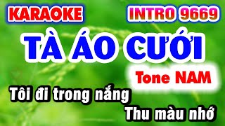 Karaoke Tà Áo Cưới | Tone Nam 2023 | Karaoke Nhạc Sống 9669 KLA mới nhất