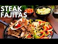 Grilled Flat Iron Steak Fajitas - How to make delicious Fajitas at home