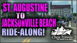 St. Augustine, Florida to Jacksonville Beach, Florida A1A Ride-Along