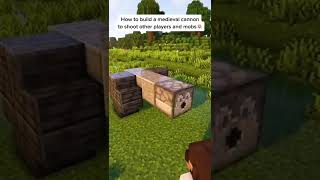 Minecraft: Medieval Cannon *WORKING* | #shorts